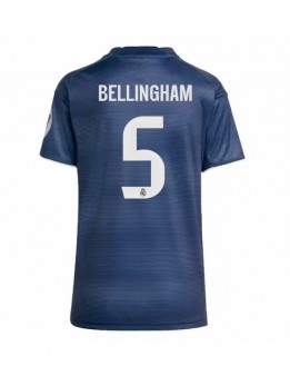 Billige Real Madrid Jude Bellingham #5 Bortedrakt Dame 2025-26 Kortermet